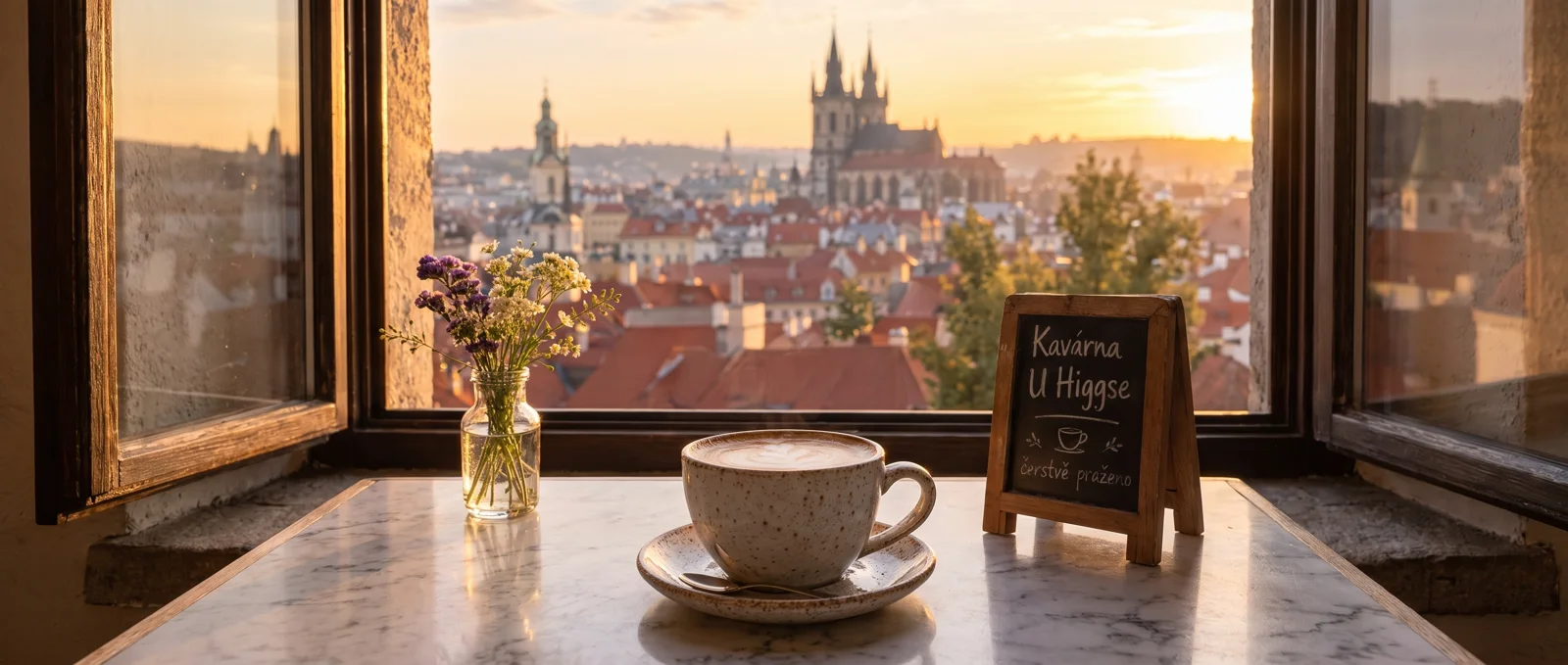 Rozšířená fotografie kavárny do panoramatu 21:9